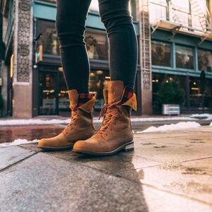 Kodiak Cloverdale Plaid Waterproof, Leather Boots